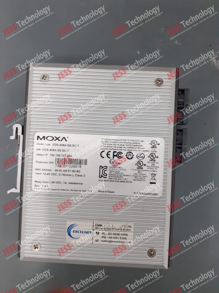 Image #4 of Repair MOXA EDS-408A-SS-SC-T Moxa ethernet TAEJD1026618 in Malaysia, Singapore, Thailand, Indonesia