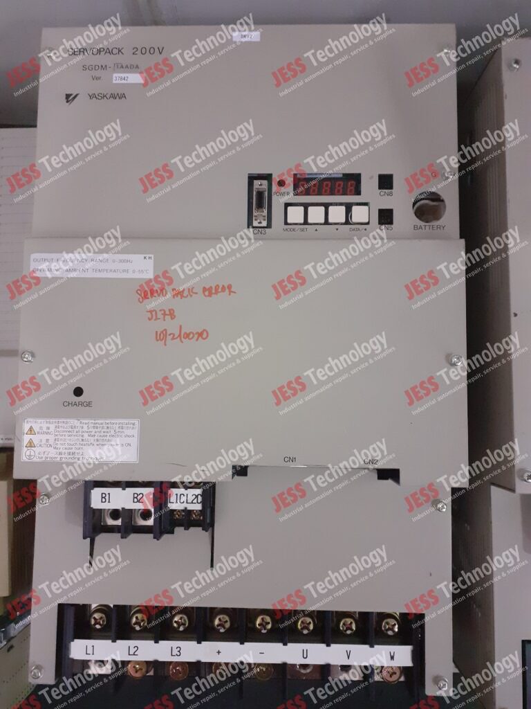 Image #4 of Repair YASKAWA SGDM-1AADA Brand: Yaskawa Servopack Model: SGDM-1AADA SN: D005YJ233210005 D005YJ233210005 in Malaysia, Singapore, Thailand, Indonesia
