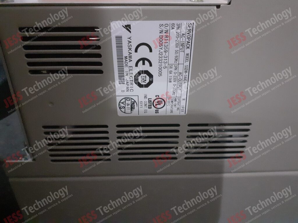 Image #3 of Repair YASKAWA SGDM-1AADA Brand: Yaskawa Servopack Model: SGDM-1AADA SN: D005YJ233210005 D005YJ233210005 in Malaysia, Singapore, Thailand, Indonesia