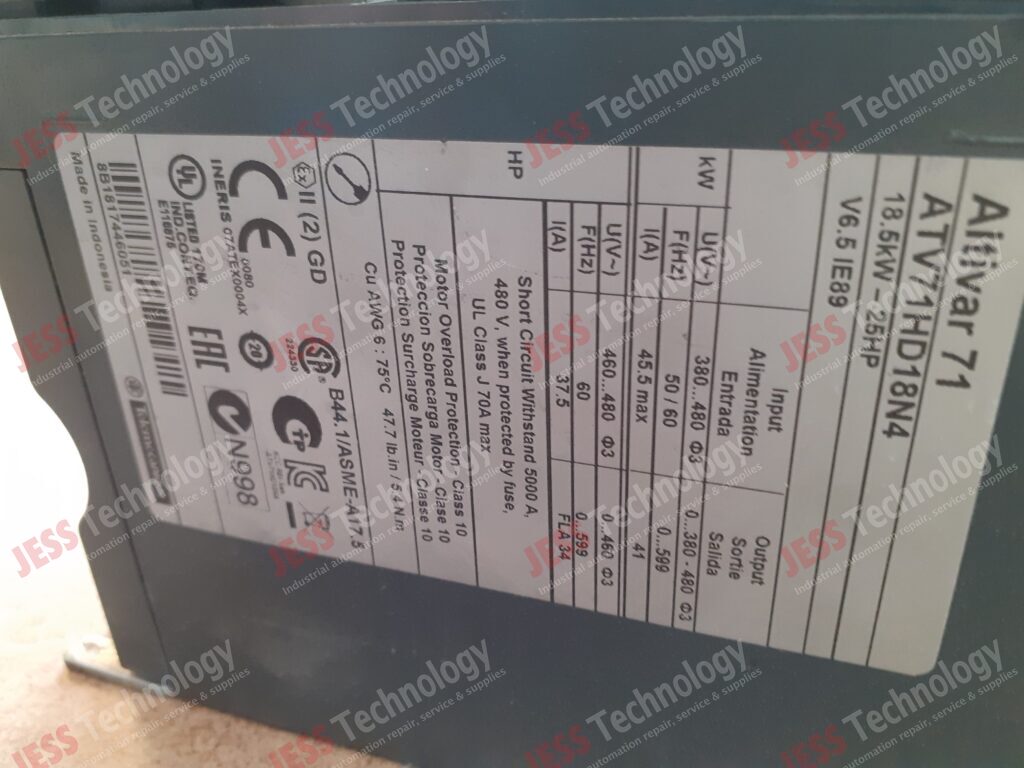 Image #3 of Repair SCHNEIDER ATV71HD18N4 Schneider inverter (bbbc) 8B1817446051 in Malaysia, Singapore, Thailand, Indonesia