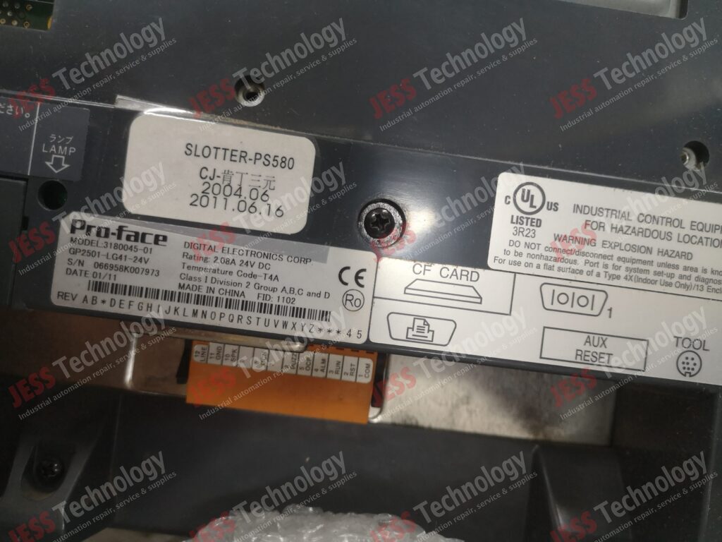 Image #3 of Repair PRO-FACE 3180045-01 Pro face touch screen Gate pass no: CBP113526 066958K007973 in Malaysia, Singapore, Thailand, Indonesia