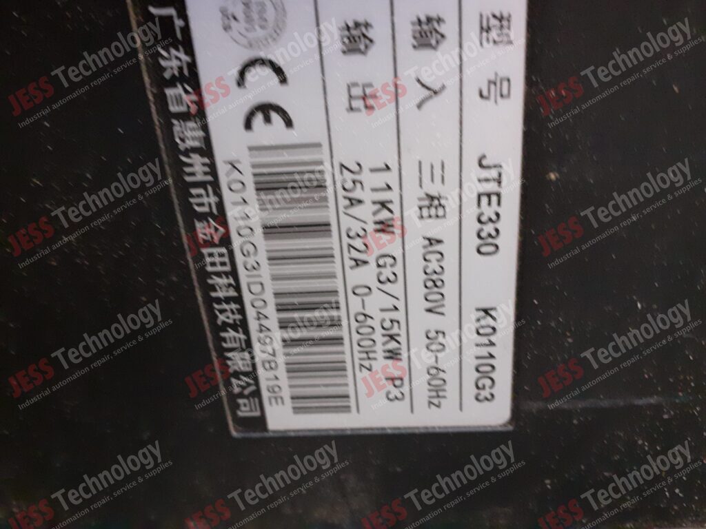 Image #3 of Repair JTE INVERTER JTE330 Jte inverter K0110G3ID0447B19E in Malaysia, Singapore, Thailand, Indonesia