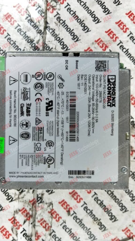 Image #2 of Repair Phoenix Contact 2866776 Brand: Phoenix Contact Model: 2866776 SN: 220000000000911486 220000000000911486 in Malaysia, Singapore, Thailand, Indonesia