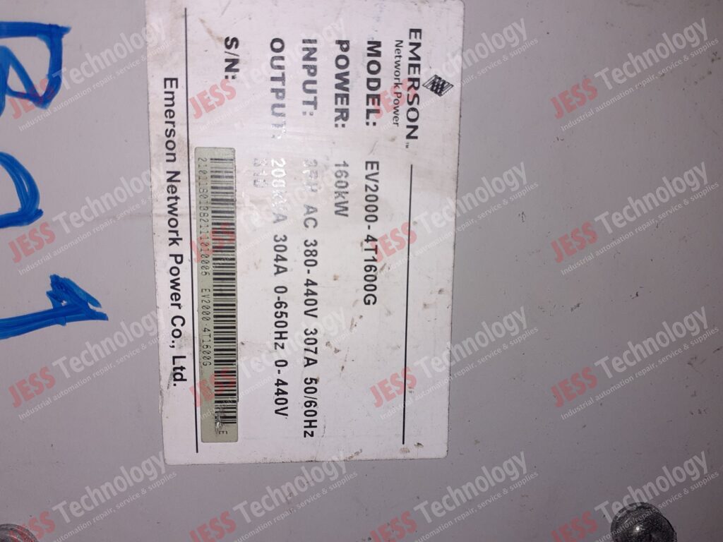 Image #4 of Repair EMERSON EV2000-4T1600G Inverter Brand: Emerson Model: EV2000-4T1600G S/n: 21011801B82111010006 21011801B82111010006 in Malaysia, Singapore, Thailand, Indonesia