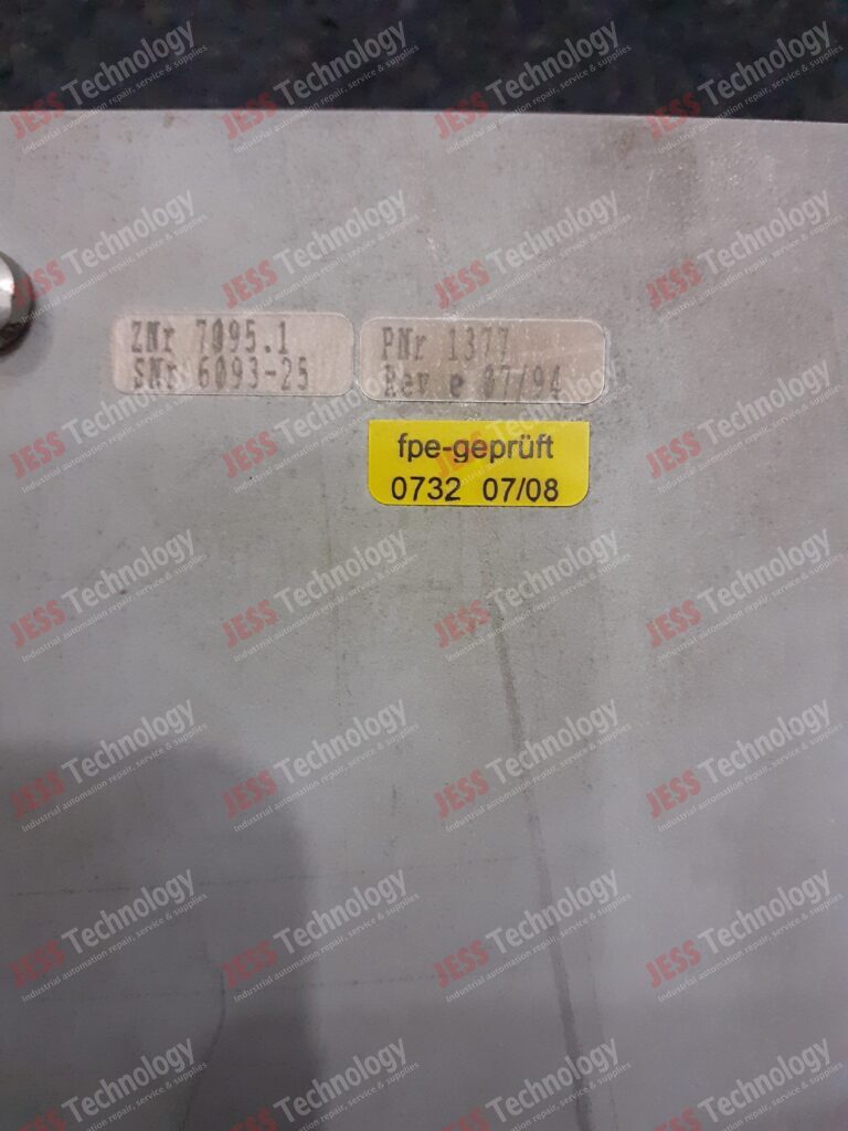 Image #4 of Repair ZWICK ZPS7095.1 ZWICK Power Supply (JE7463) Model: ZPS7095.1 Serial No: 6093-25 (urgent) 6093-25 in Malaysia, Singapore, Thailand, Indonesia