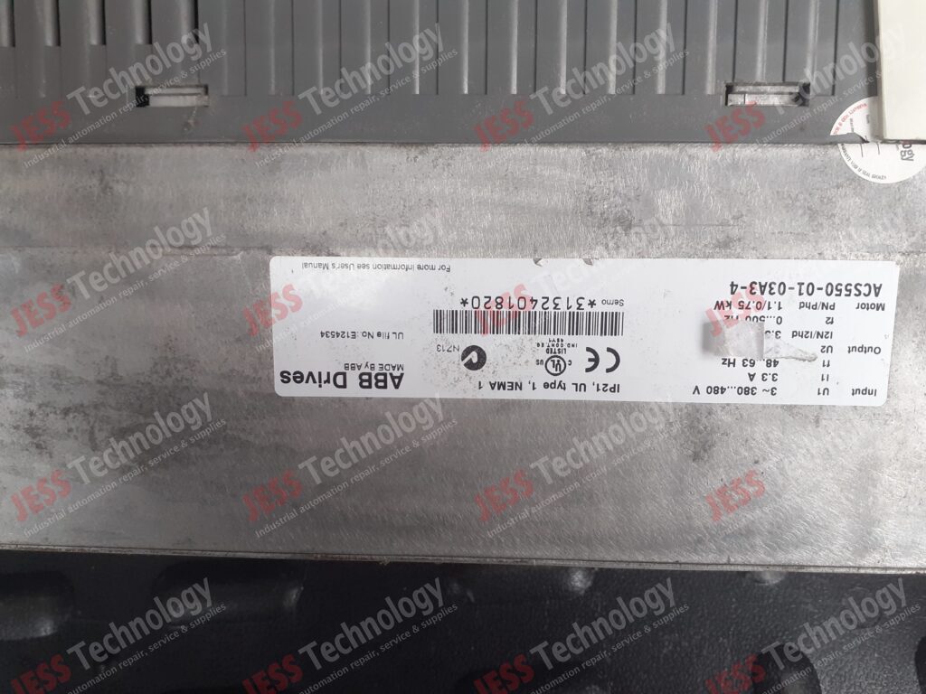 Image #3 of Repair ABB ACS550-01-03A3-4 ABB inverter, model no: acs550-01-03a3-4, serial no: 3132401820 3132401820 in Malaysia, Singapore, Thailand, Indonesia