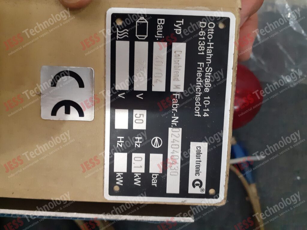Image #3 of Repair COLORTRONIC K1287031 Colortronic Colorblend Model: K1287031 Serial No: 0436955902 0436955902 in Malaysia, Singapore, Thailand, Indonesia