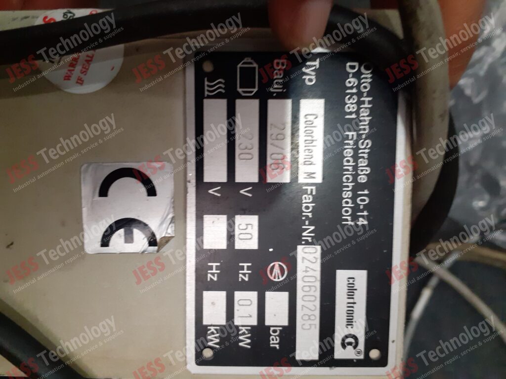 Image #3 of Repair COLORTRONIC K1287031 Colortronic Colorblend (TJE7548) Model: K1287031 Serial No: 06191277317 06191277317 in Malaysia, Singapore, Thailand, Indonesia