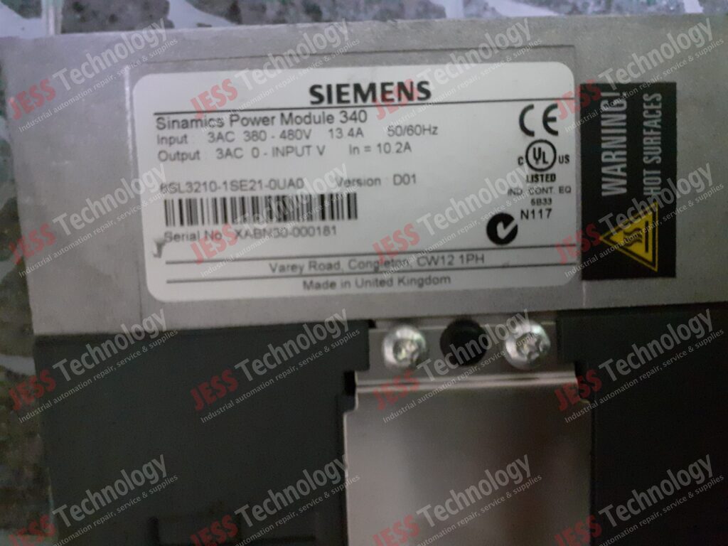 Image #3 of Repair SIEMENS 6SL3210-1SE21-0UA0 SIEMENS SINAMIC POWER MODULE 340 MODEL : 6SL3210-1SE21-0UA0 SERIAL : XABN30-000181 XABN30-000181 in Malaysia, Singapore, Thailand, Indonesia