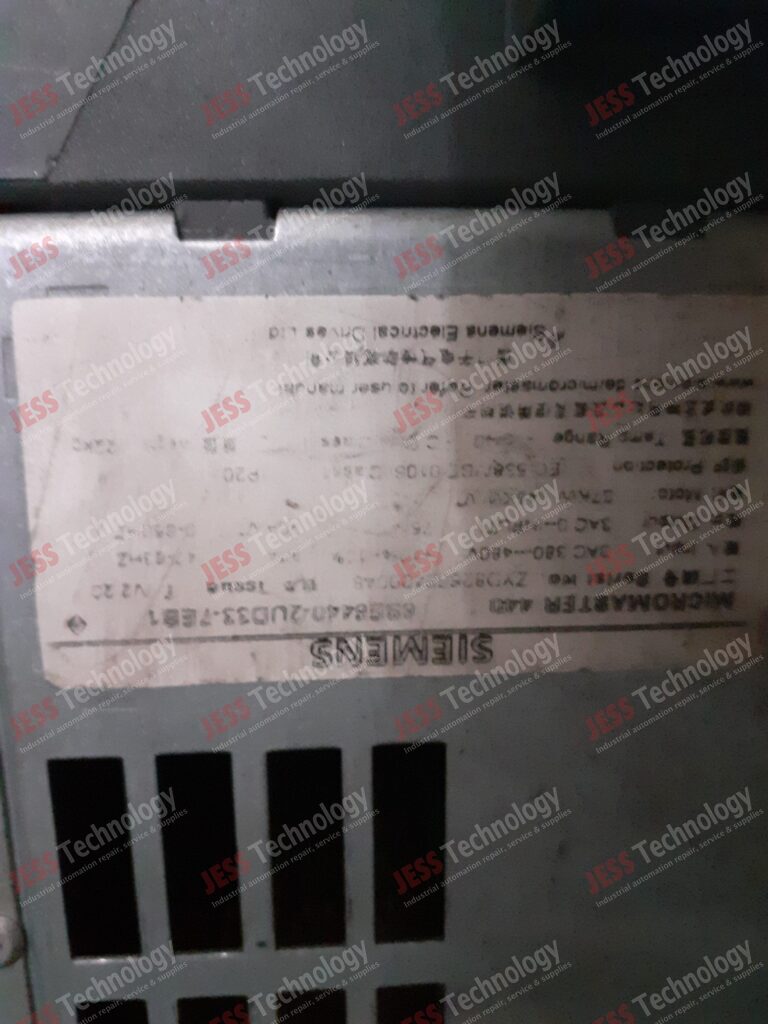 Image #3 of Repair SIEMENS 6SE8440-2UD33-7EB1 SIEMENS INVERTER (URGENT) Model: 6SE8440-2UD33-7EB1 Serial No: ZYD8266640004B ZYD8266640004B in Malaysia, Singapore, Thailand, Indonesia