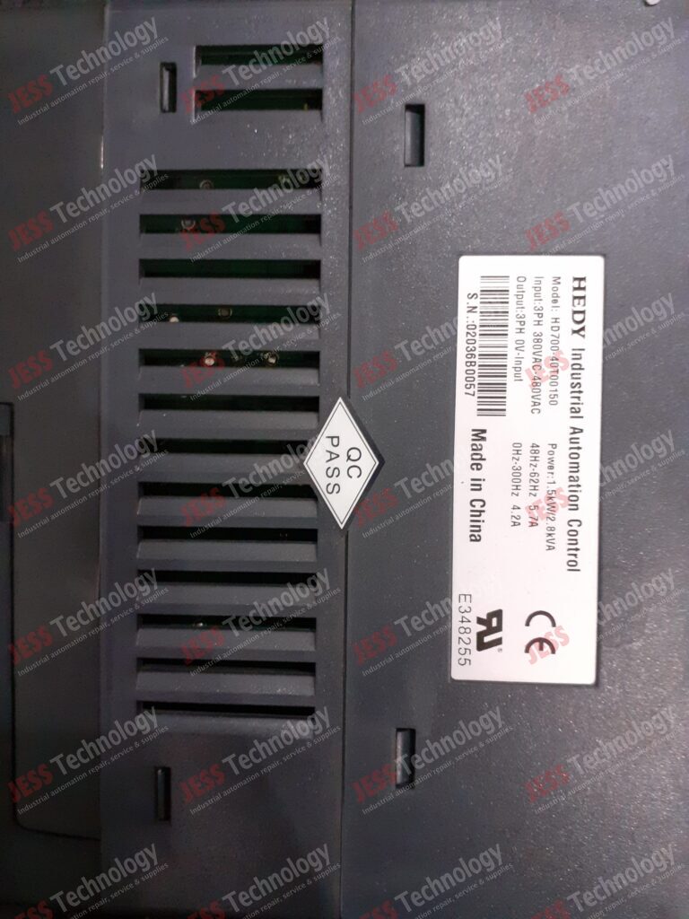 Image #4 of Repair HEDY HD70040T00150 Brand: Hedy Industrial Inverter Model: HD70040T00150 S/N: 02036B0057 02036B0057 in Malaysia, Singapore, Thailand, Indonesia