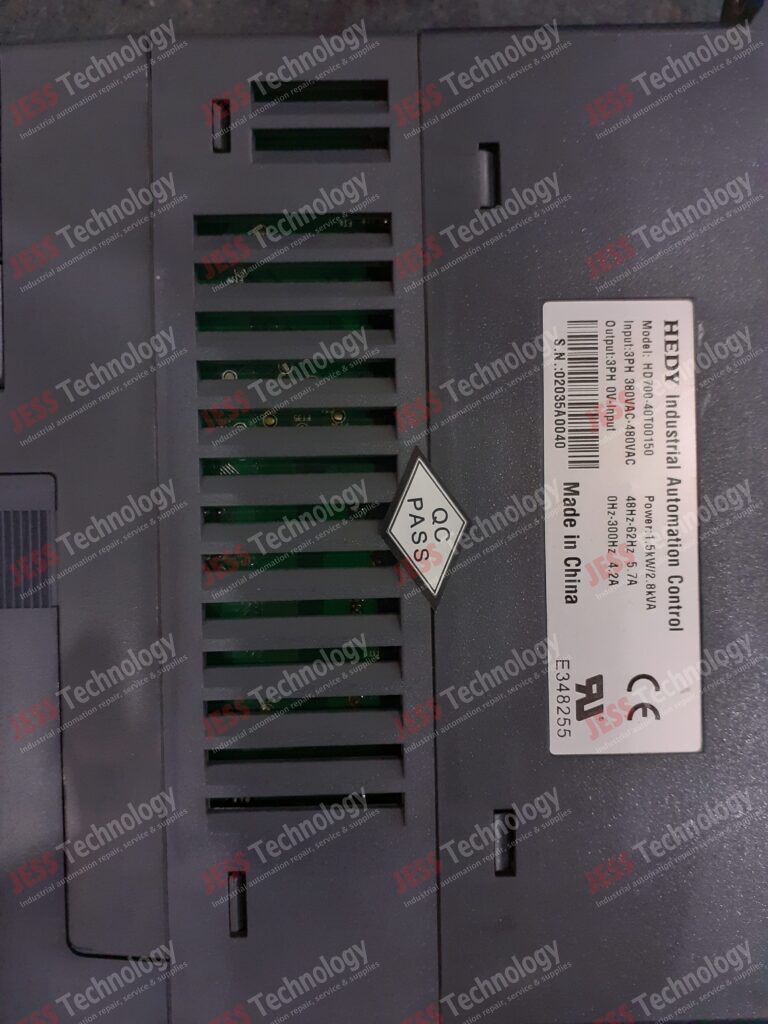 Image #3 of Repair HEDY HD70040T00150 Brand: Hedy Industrial Inverter Model: HD70040T00150 S/N: 02035A0040 02035A0040 in Malaysia, Singapore, Thailand, Indonesia