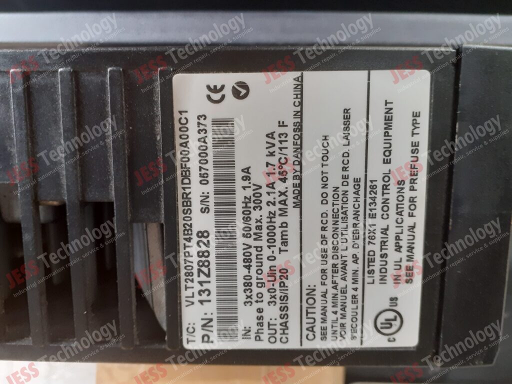 Image #3 of Repair DANFOSS VLT2807PT4B20SBR1DBF00A00C1 Denfoss inverter, model no: vlt-2800, serial no: 057000a373 057000A373 in Malaysia, Singapore, Thailand, Indonesia