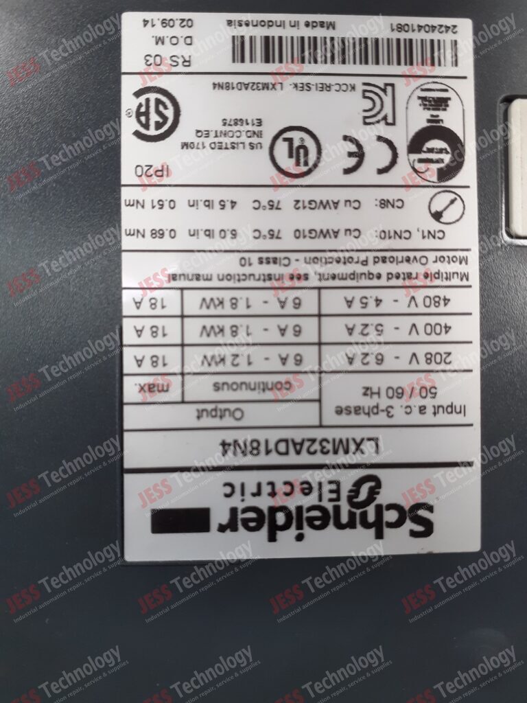 Image #3 of Repair SCHNEIDER ELECTRIC LXM32AD18N4 Schneider electric drive, model no: lxm32ad18n4, serial no; 2424041081 2424041081 in Malaysia, Singapore, Thailand, Indonesia