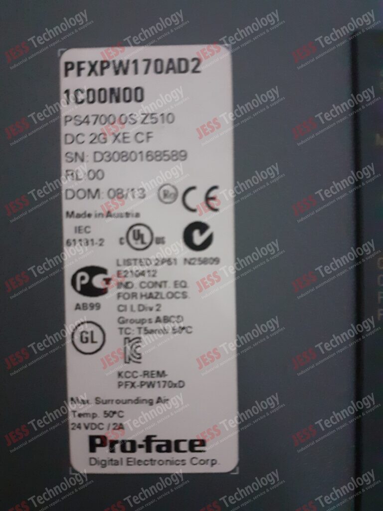 Image #3 of Repair PRO-FACE PS4700 0S Z510 Pro-face hmi, model no: pfxpw170ad2 1c00n00, serial no: d3080168589 D3080168589 in Malaysia, Singapore, Thailand, Indonesia