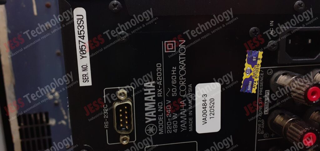 Image #2 of Repair YAMAHA RX-A2030 Yamaha received Y057453SU in Malaysia, Singapore, Thailand, Indonesia