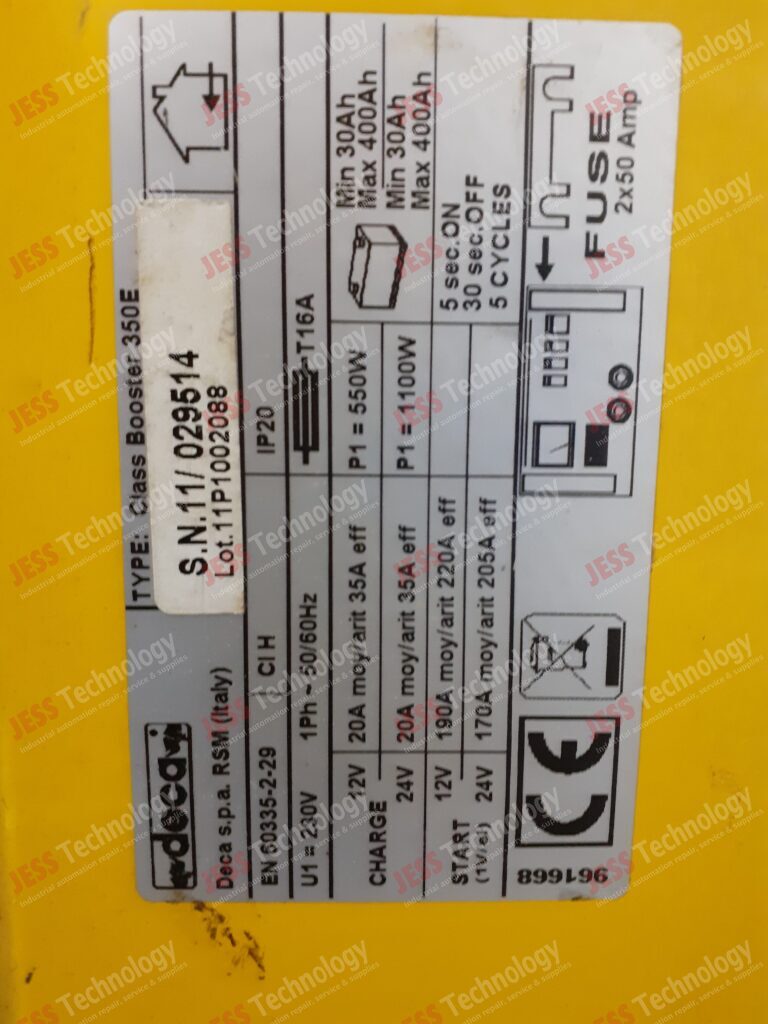 Image #2 of Repair class booster 350e EN 60335-2-29 11/029514 in Malaysia, Singapore, Thailand, Indonesia