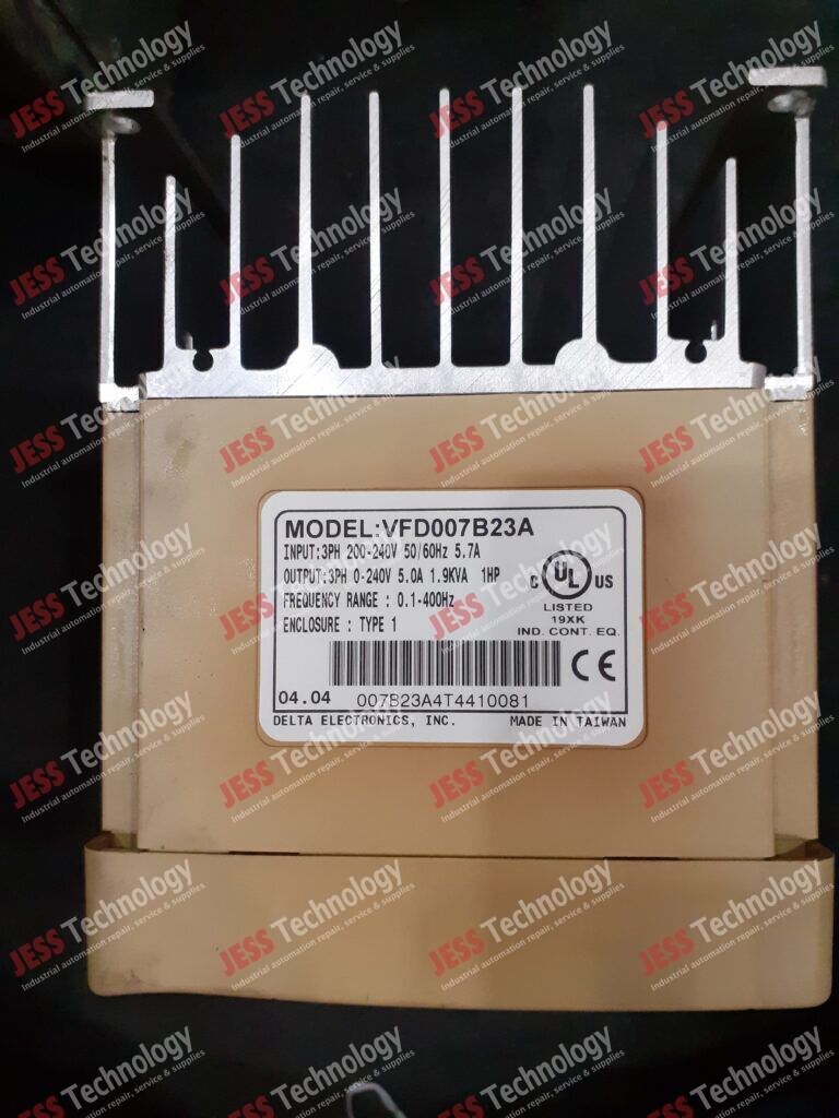 Image #4 of Repair DELTA VFD007B23A Brand: Delta Electronics Inverter Model: VFD007B23A S/N: 007B23A4T4410081 007B23A4T4410081 in Malaysia, Singapore, Thailand, Indonesia