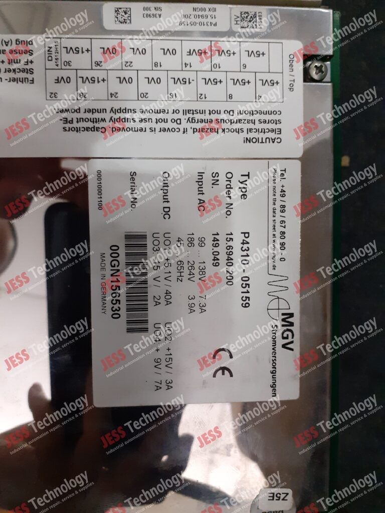 Image #3 of Repair MGV P4310-05159 Brand: Stromversorgungen Driver Model: P4310-05159 S/N: 00GN156530 00GN156530 in Malaysia, Singapore, Thailand, Indonesia