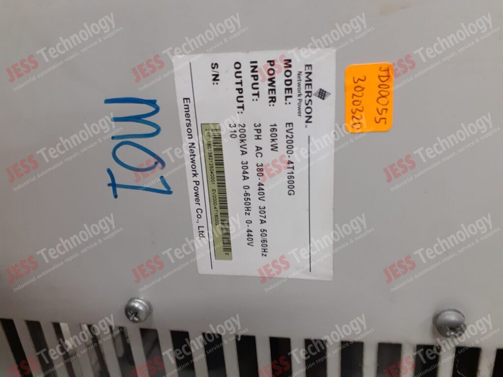 Image #3 of Repair EMERSON EV2000-4T1600G Brand: Emerson Inverter UW JD00055 Model: EV2000-4T1600G S/N: 21011801382125040001 21011801382125040001 in Malaysia, Singapore, Thailand, Indonesia