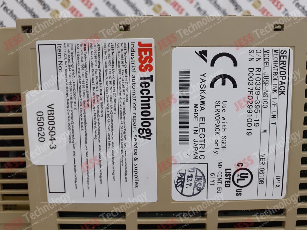 Image #2 of Repair YASKAWA JUSP-NS100 yaskawa servopack D0037F029910019 in Malaysia, Singapore, Thailand, Indonesia
