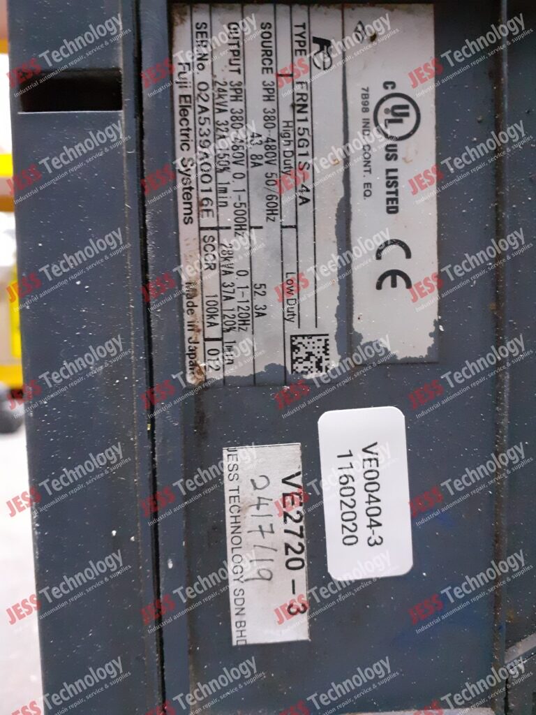 Image #1 of Repair FUJI ELECTRIC FRN15G1S-4A Fuji frenic mega inverter 02A539A0016E in Malaysia, Singapore, Thailand, Indonesia