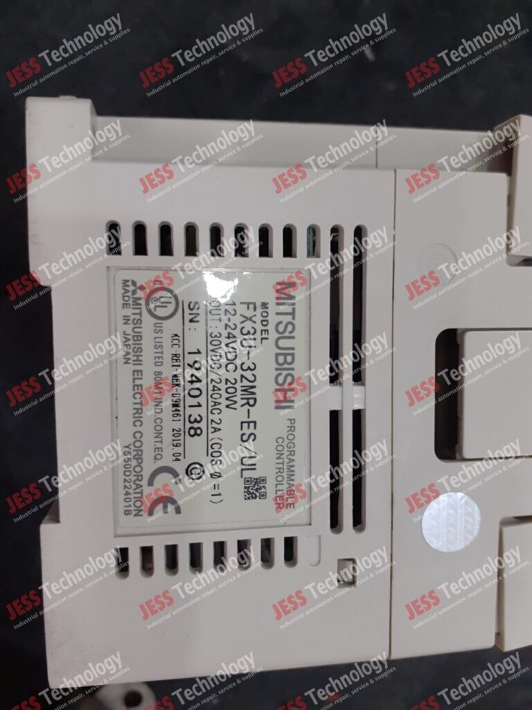 Image #3 of Repair MITSUBISHI FX3U-3×MR-ES/UL Brand: Mitsubishi PLC Model: FX3U-3×MR-ES/UL S/N: 1940138 1940138 in Malaysia, Singapore, Thailand, Indonesia