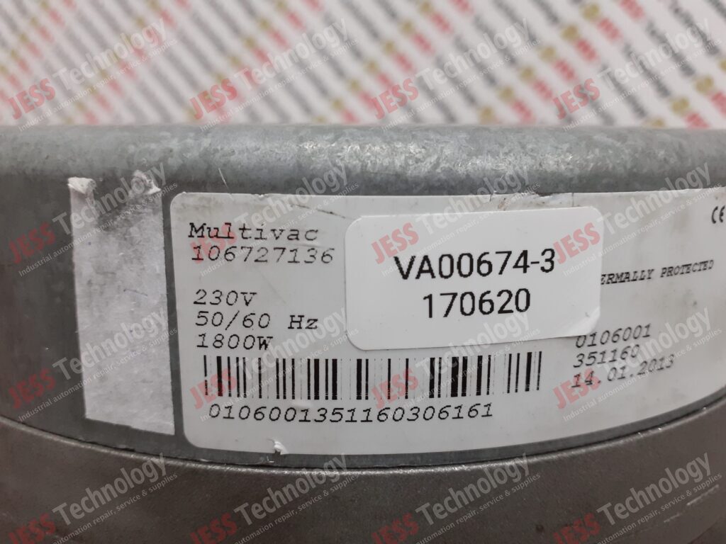 Image #1 of Repair MULTIVAC 106727136 Blower 0106001351160306161 in Malaysia, Singapore, Thailand, Indonesia