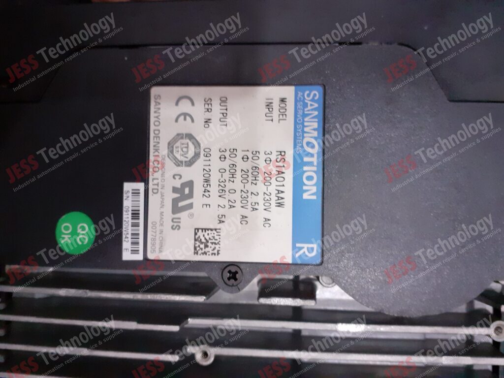 Image #3 of Repair SAN MOTION RS1A01AAW Brand: San Motion AC Servo Model: RS1A01AAW S/N: 091120W542E 091120W542E in Malaysia, Singapore, Thailand, Indonesia