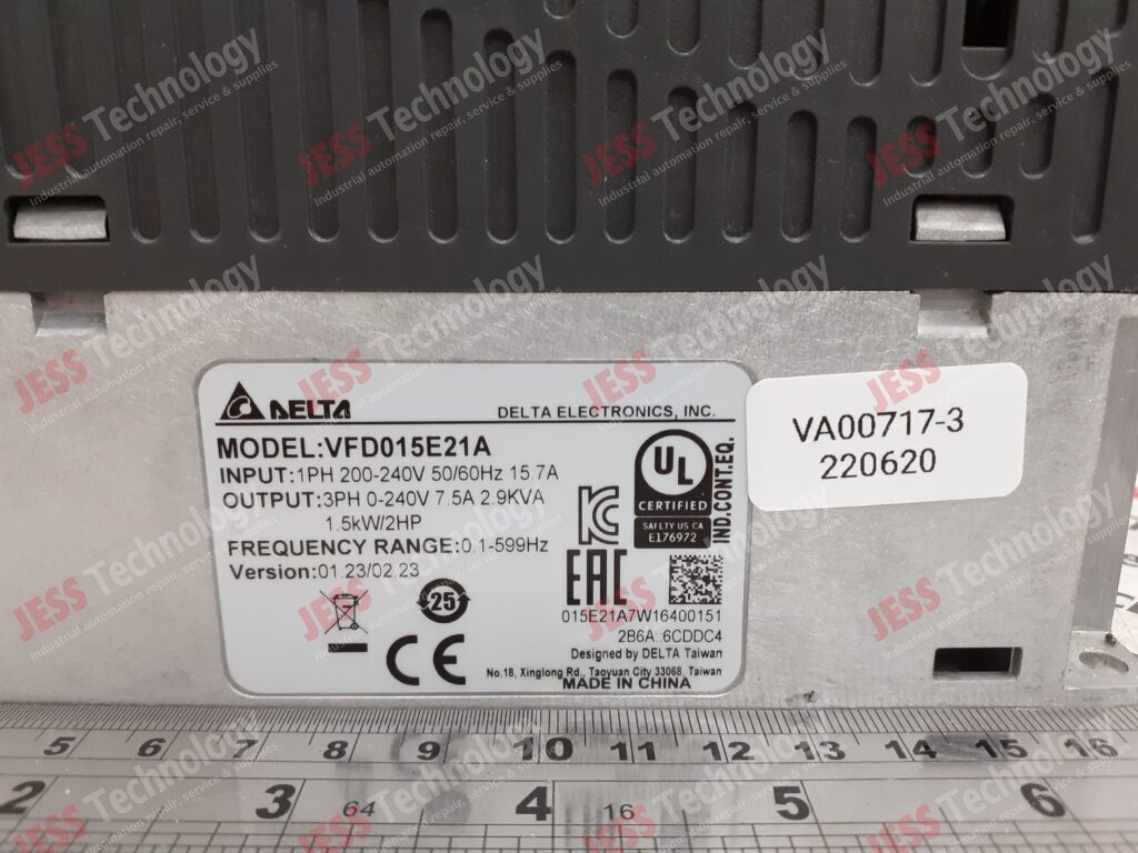 Image #1 of Repair DELTA VFD015E21A Delta inverter 015E21A7W16400151 in Malaysia, Singapore, Thailand, Indonesia