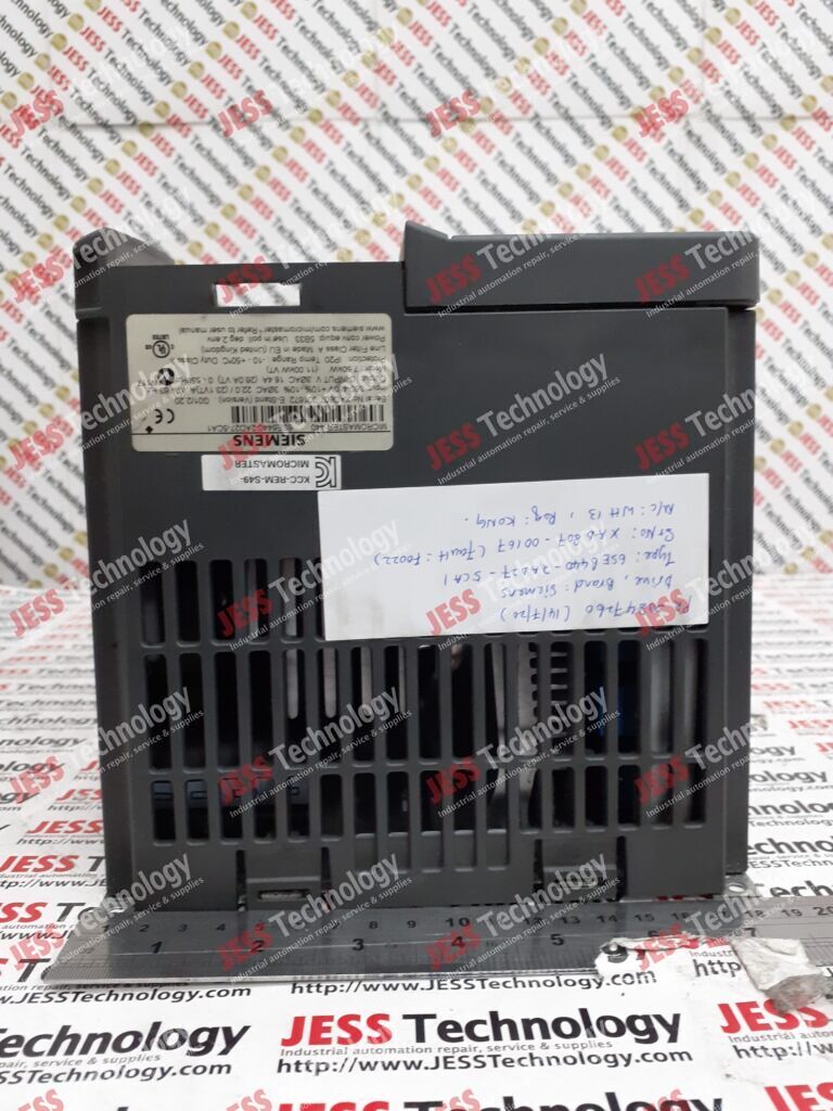 Image #4 of Repair SIEMENS 6SE6440-2AD27-5CA1 SIEMENS MICROMASTER 440 XAD807-001672 in Malaysia, Singapore, Thailand, Indonesia