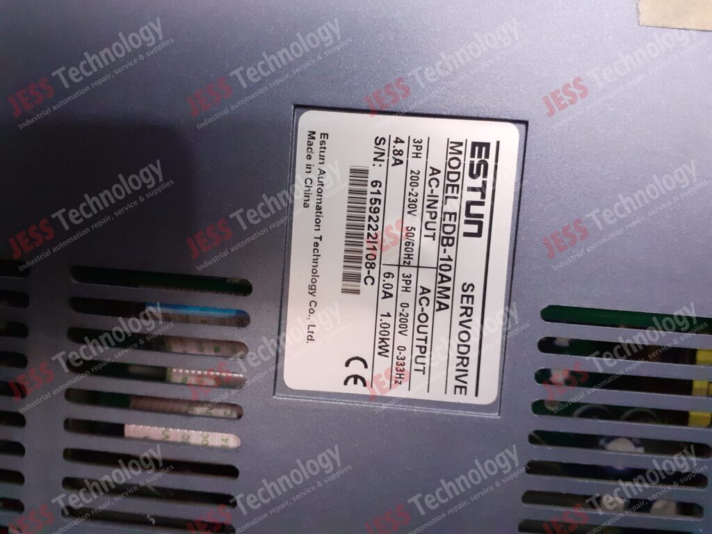 Image #3 of Repair ESTUN EDB-10AMA Brand: Estun Servodrive Model: EDB-10AMA S/N: 6159222/108-C 6159222/108-C in Malaysia, Singapore, Thailand, Indonesia