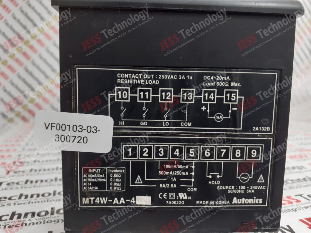 Image #2 of Repair AUTONICS MT4W-AA-4 Digital panel meter 7A0022G in Malaysia, Singapore, Thailand, Indonesia