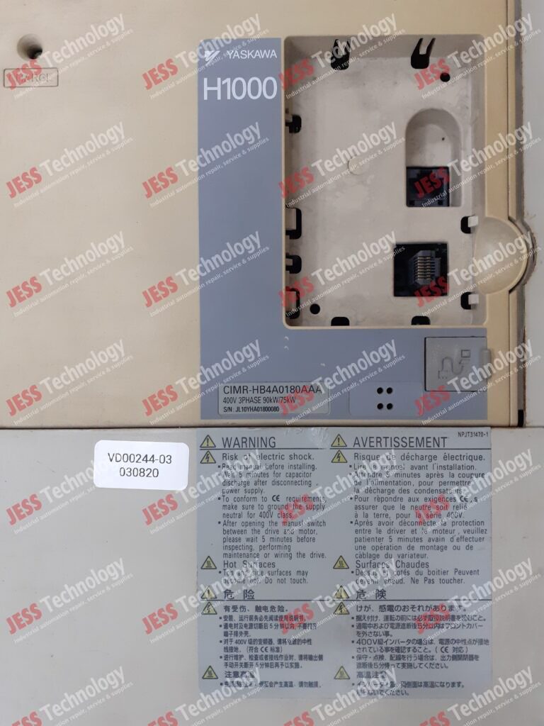 Image #3 of Repair YASKAWA INVERTER CIMR-HB4A0180AAA Yaskawa inverter JL10YHA01800080 in Malaysia, Singapore, Thailand, Indonesia