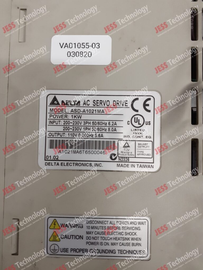 Image #2 of Repair DELTA DRIVE ASD-A1021MA DELTA INVERTER 1kW A1021MA6T6500046 in Malaysia, Singapore, Thailand, Indonesia