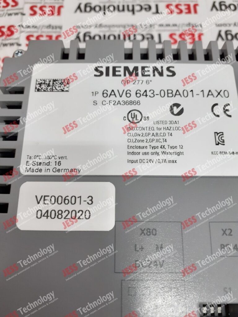 Image #2 of Repair SIEMENS 6AV6 643-0BA01-1AX0 Siemens simatic panel C-F2A36866 in Malaysia, Singapore, Thailand, Indonesia