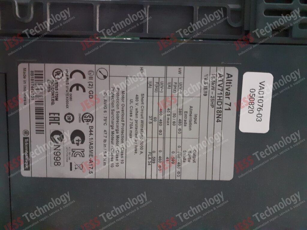 Image #2 of Repair SCHNEIDER ATV71HD18N4 Schneider inverter (bbbc) 8B1817446051 in Malaysia, Singapore, Thailand, Indonesia