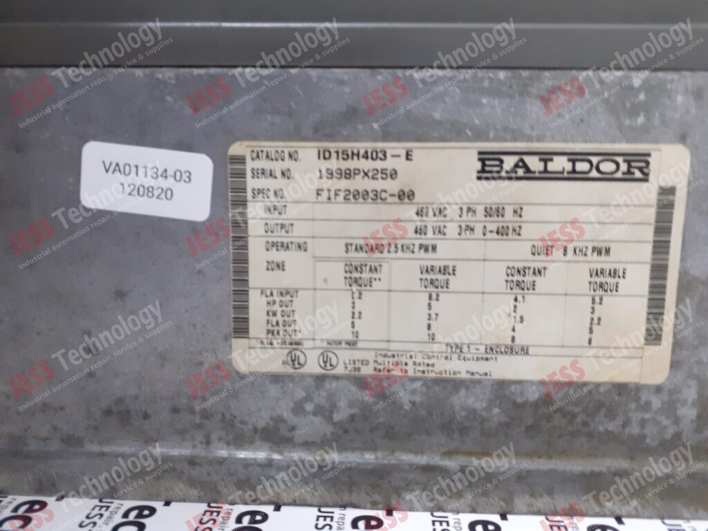 Image #2 of Repair Baldor 1D15H403-E Baldors 1998PX250 in Malaysia, Singapore, Thailand, Indonesia