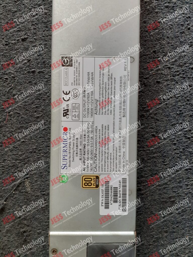 Image #4 of Repair - PWS-1K41P-1R Brand: Supermicr Switching Power Supply Model: PWS-1K41P-1R S/N: 672042046881 672042046881 in Malaysia, Singapore, Thailand, Indonesia