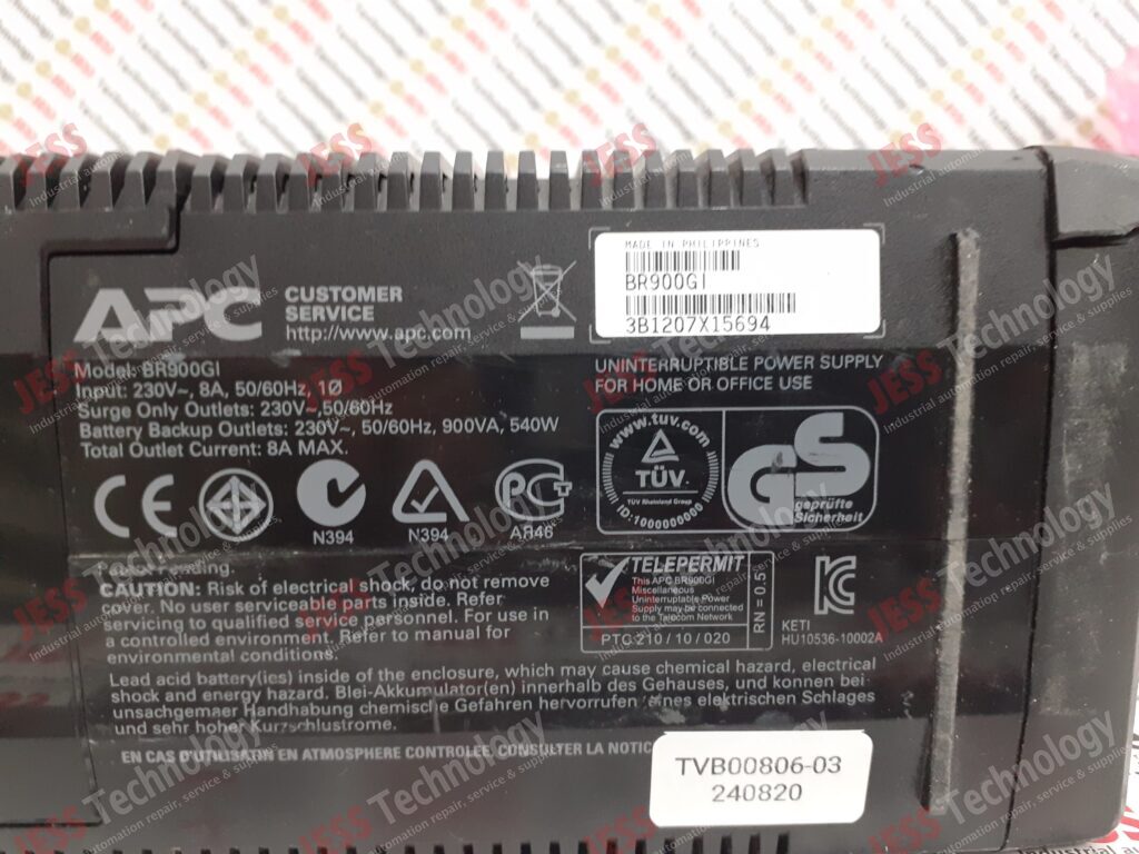 Image #2 of Repair APC BR900G1 apc ups 3B1207X15694 in Malaysia, Singapore, Thailand, Indonesia