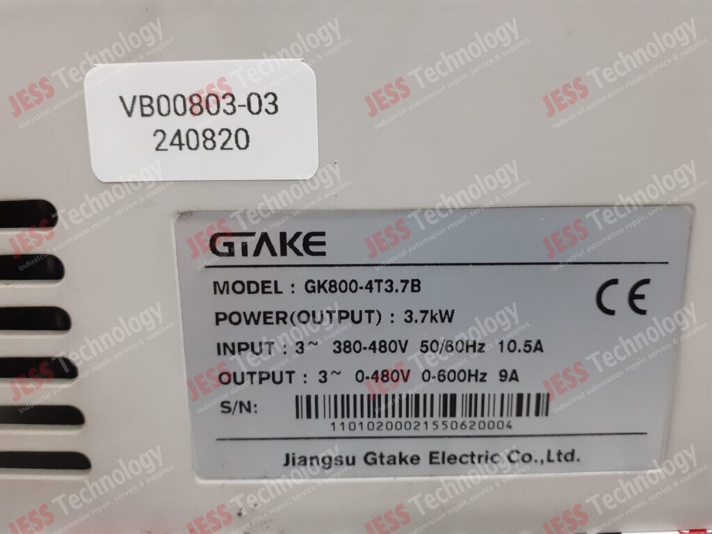 Image #2 of Repair GTAKE GK800-4T3.7B gtake inverter 11010200021550620004 in Malaysia, Singapore, Thailand, Indonesia