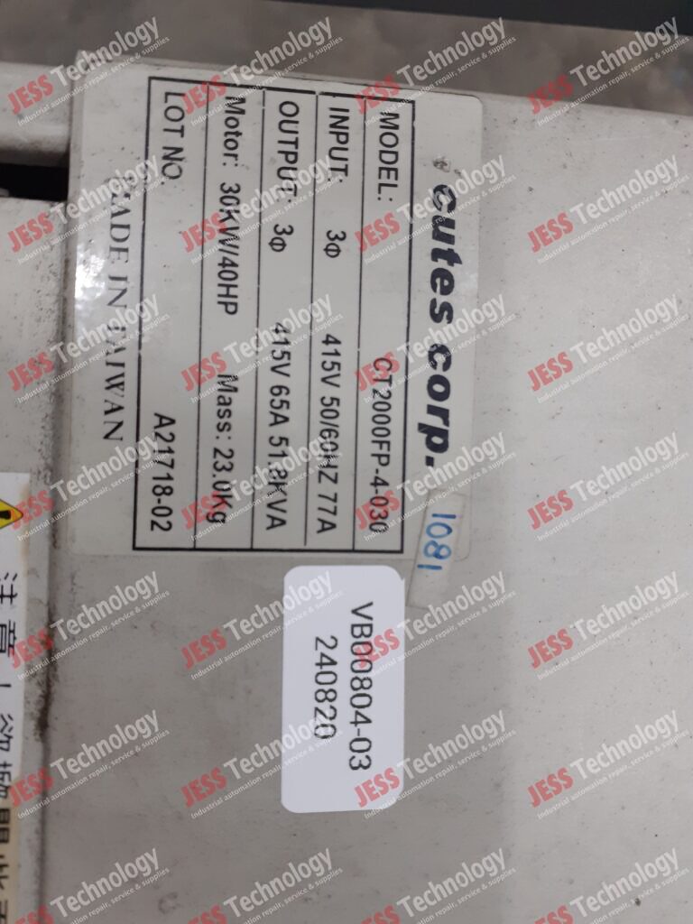 Image #2 of Repair CUTES CT2000FP-4-030 cutes inverter A21718-02 in Malaysia, Singapore, Thailand, Indonesia