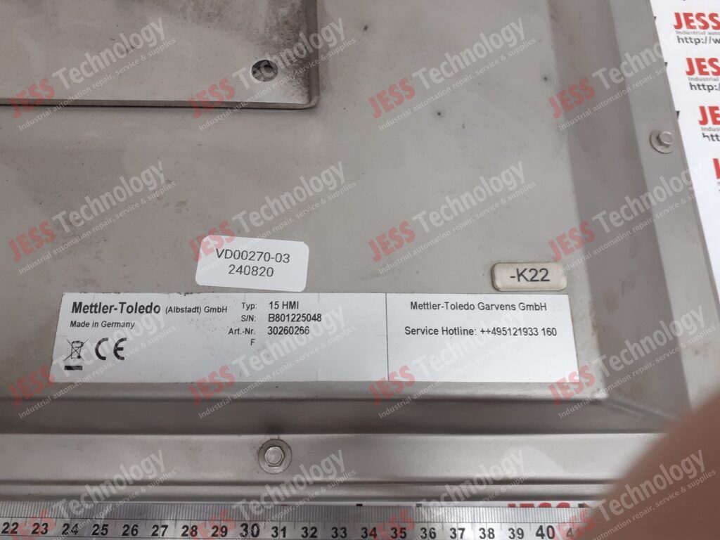 Image #2 of Repair METTLER-TOLEDO 15 HMI Screen B801225048 in Malaysia, Singapore, Thailand, Indonesia