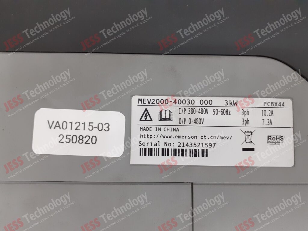 Image #2 of Repair EMERSON MEV2000-40030-000 Emerson 2143521597 in Malaysia, Singapore, Thailand, Indonesia