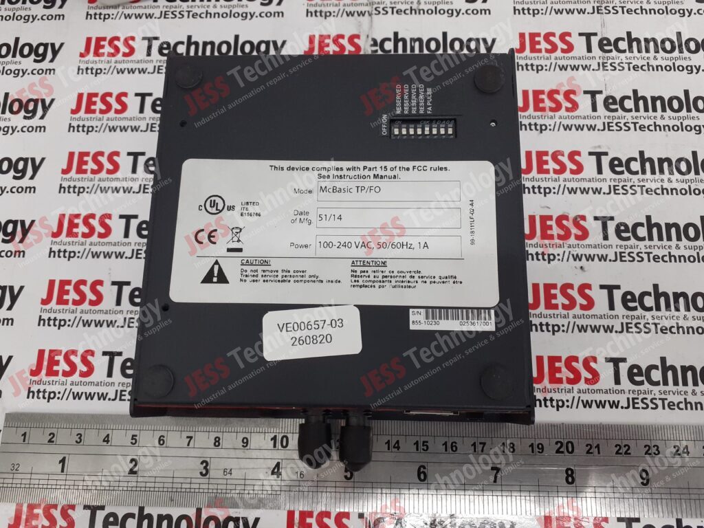 Image #1 of Repair B N B ELECTRONICS McBasic TP/FO McBasic Ethernet Media Converter 855-10230 in Malaysia, Singapore, Thailand, Indonesia