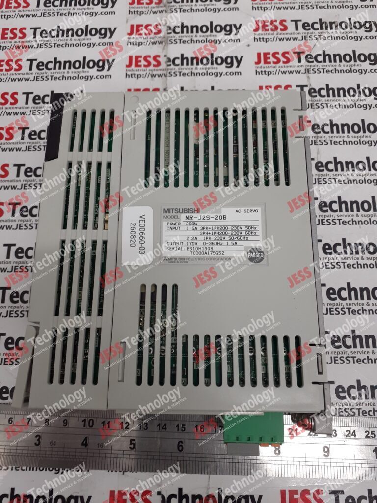 Image #1 of Repair MITSUBISHI MR-J2S-20B Mitsubishi AC servo drive GATE PASS : CBP113577 E310H1908 in Malaysia, Singapore, Thailand, Indonesia