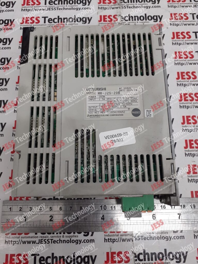 Image #1 of Repair MITSUBISHI MR-J2S-20B Mitsubishi AC servo drive GATE PASS : CBP113577 J58J1Q004 in Malaysia, Singapore, Thailand, Indonesia