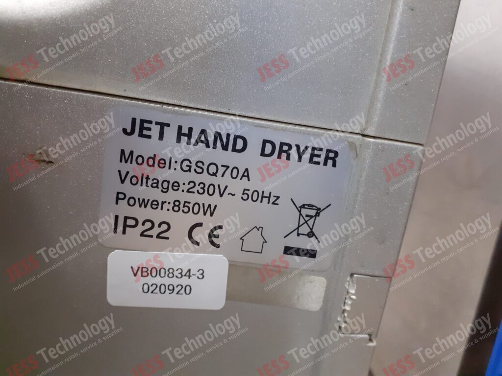 Image #1 of Repair INITIAL GSQ70A jet hand dryer - in Malaysia, Singapore, Thailand, Indonesia