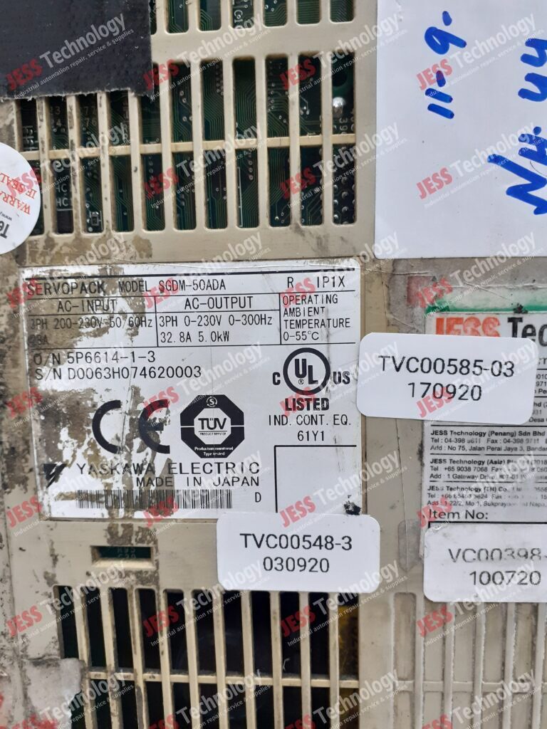 Image #2 of Repair YASKAWA SGDM-50ADA YASKAWA SERVOPACK D0063H074620003 in Malaysia, Singapore, Thailand, Indonesia
