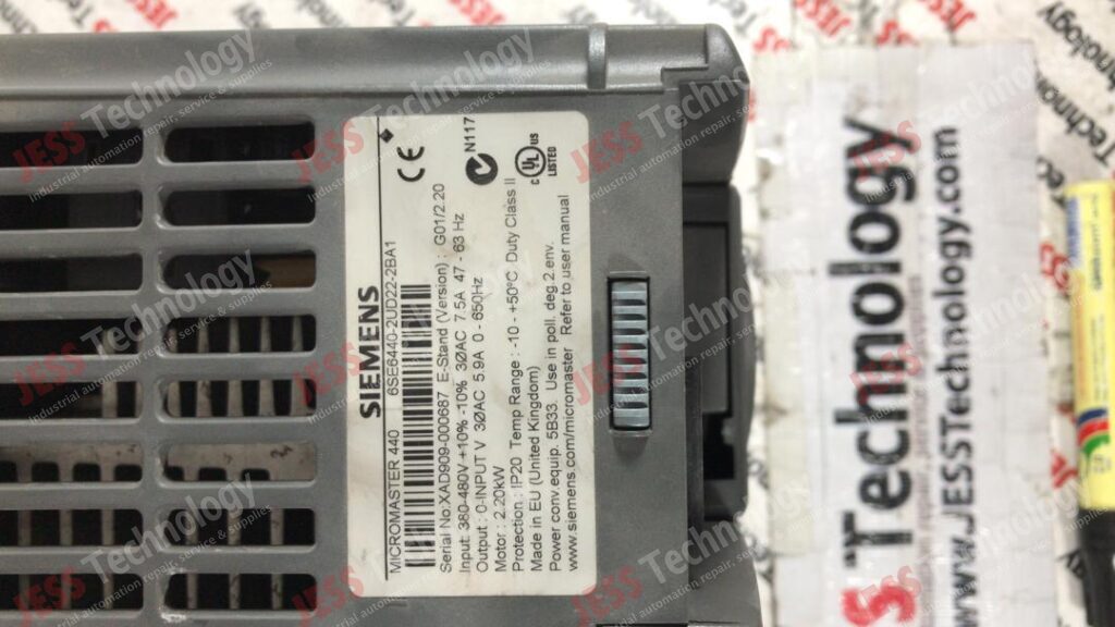 Image #1 of Repair SIEMENS 6SE6440-2UD22-2BA1 Siemens basic operator panel (bop), model no: 6se6400-0bp00-0aa1, serial no: xadd06-000373 XAD909-000687 in Malaysia, Singapore, Thailand, Indonesia